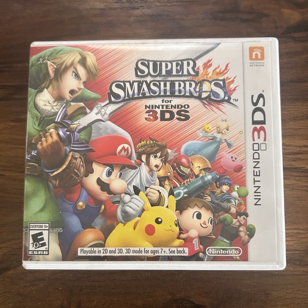 Nintendo Super Smash Bros. Original Cartridge Case and Manuel Only for 3DS