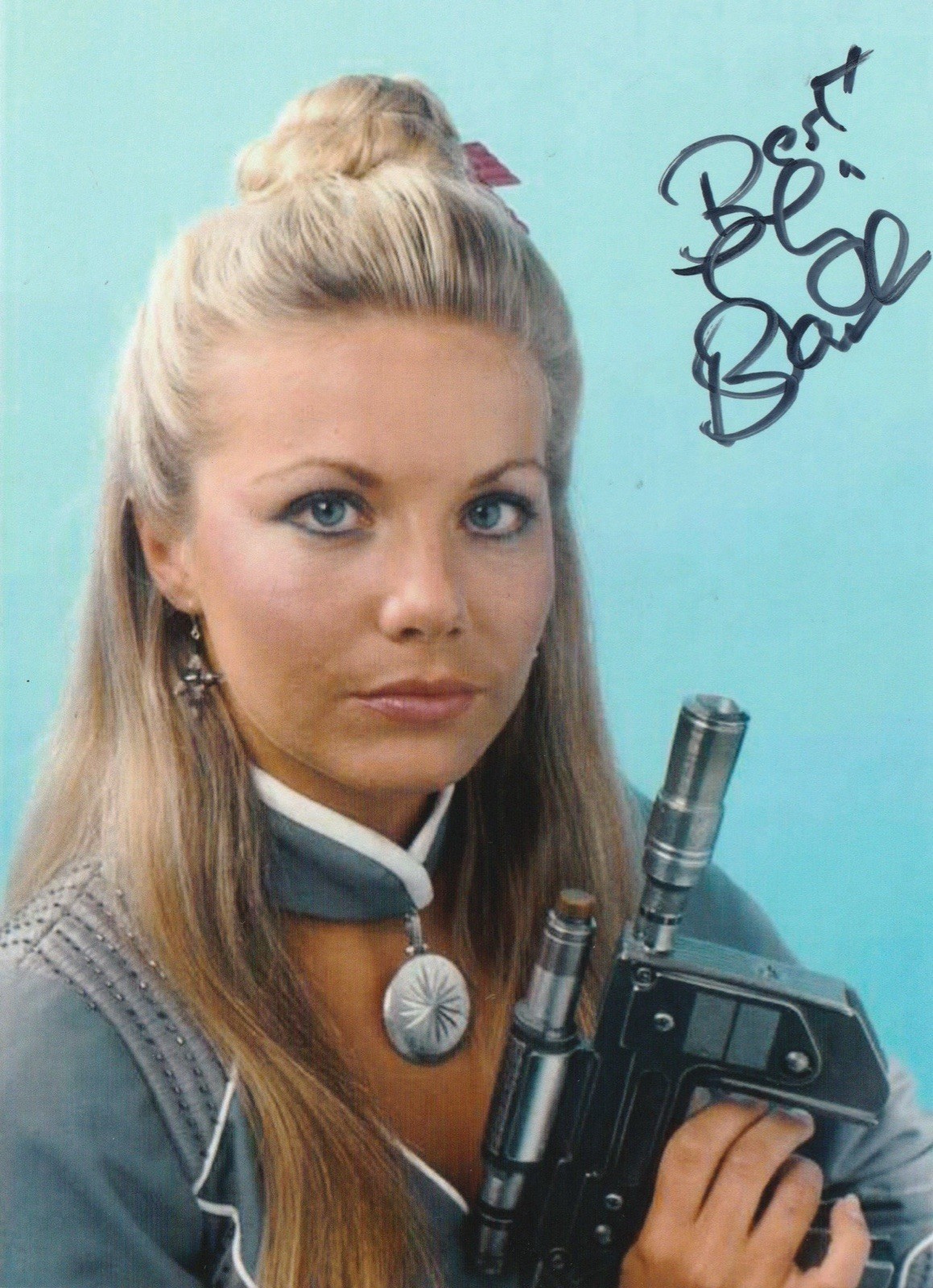 Glynis Barber Hand Signed 7x5 Inch Blake's 7 Photo
