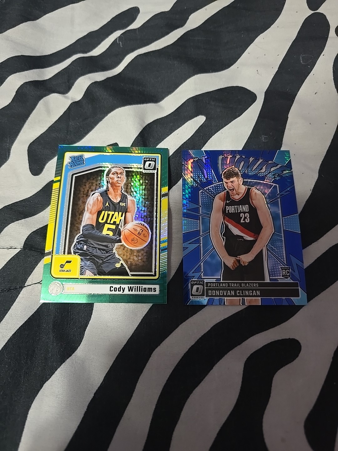 20 Card NBA Rookie Lot 2 Numberd Cards