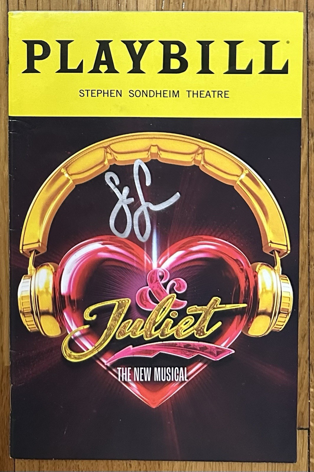 & Juliet Signed Playbill (Signed By Stark Sands)