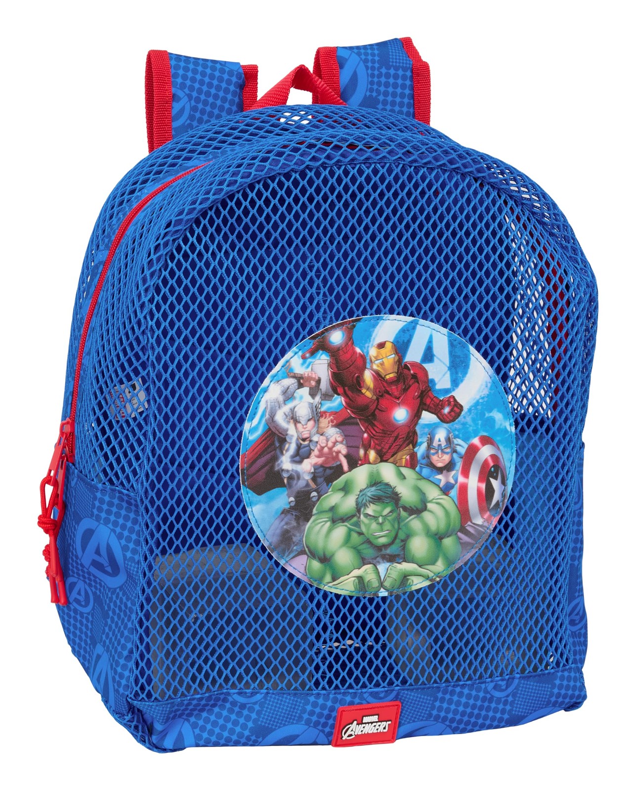 Safta AVENGERS – Children's Beach Backpack, Anti Sand, with Handles, Easy Cleani