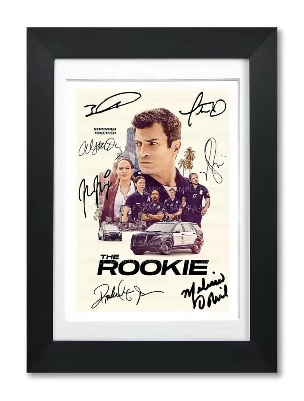 THE ROOKIE CAST SIGNED POSTER PRINT PHOTO AUTOGRAPH TV SHOW SERIES 8x12 GIFT