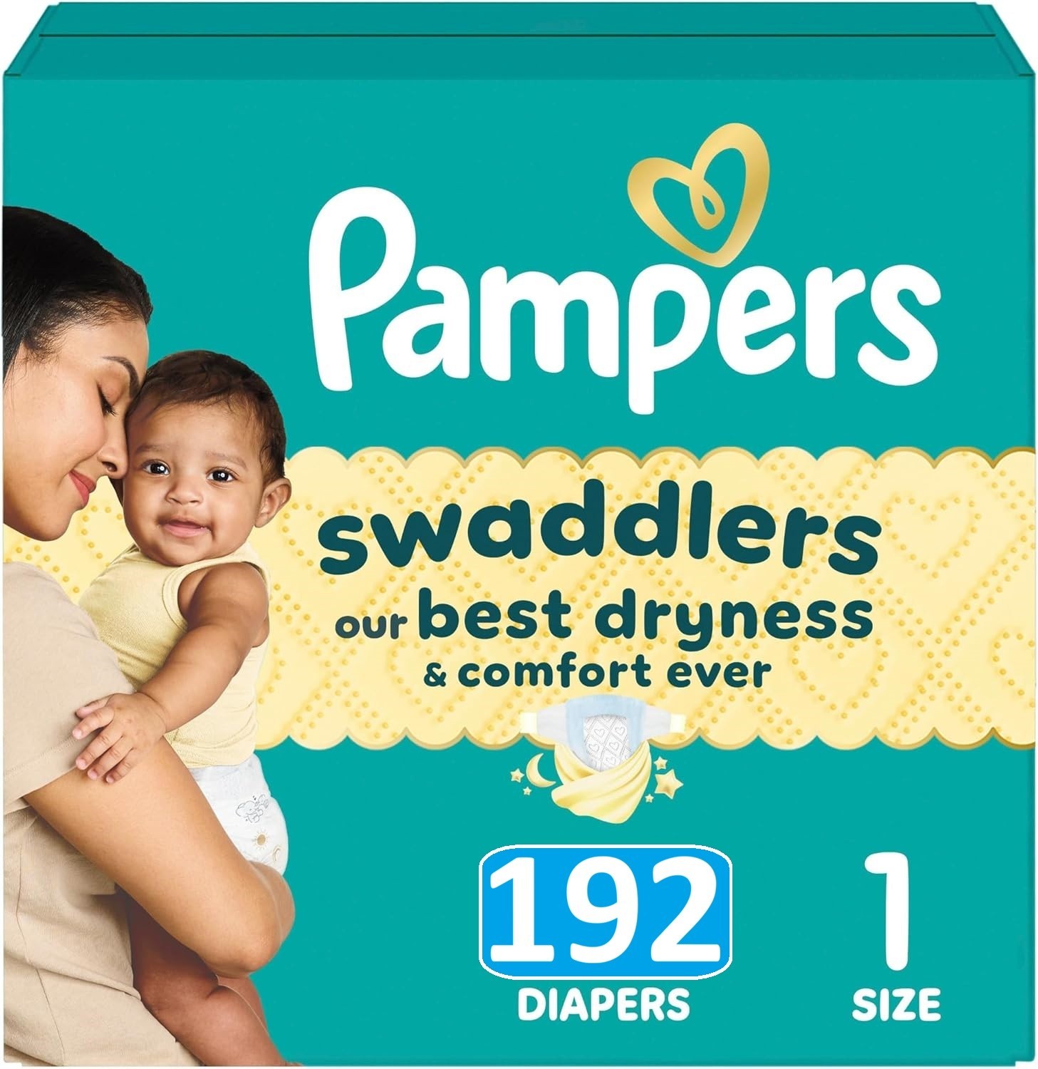 Pampers Swaddlers Disposable Baby Diapers Size 1 - *192 count*