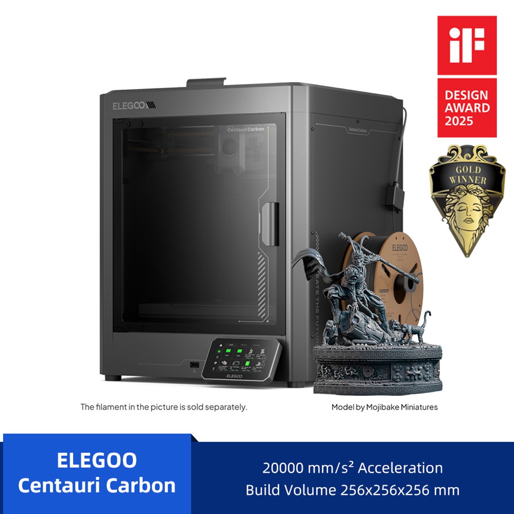 【NEW】ELEGOO Centauri Carbon 3D Printer Ready to Print Out of The Box