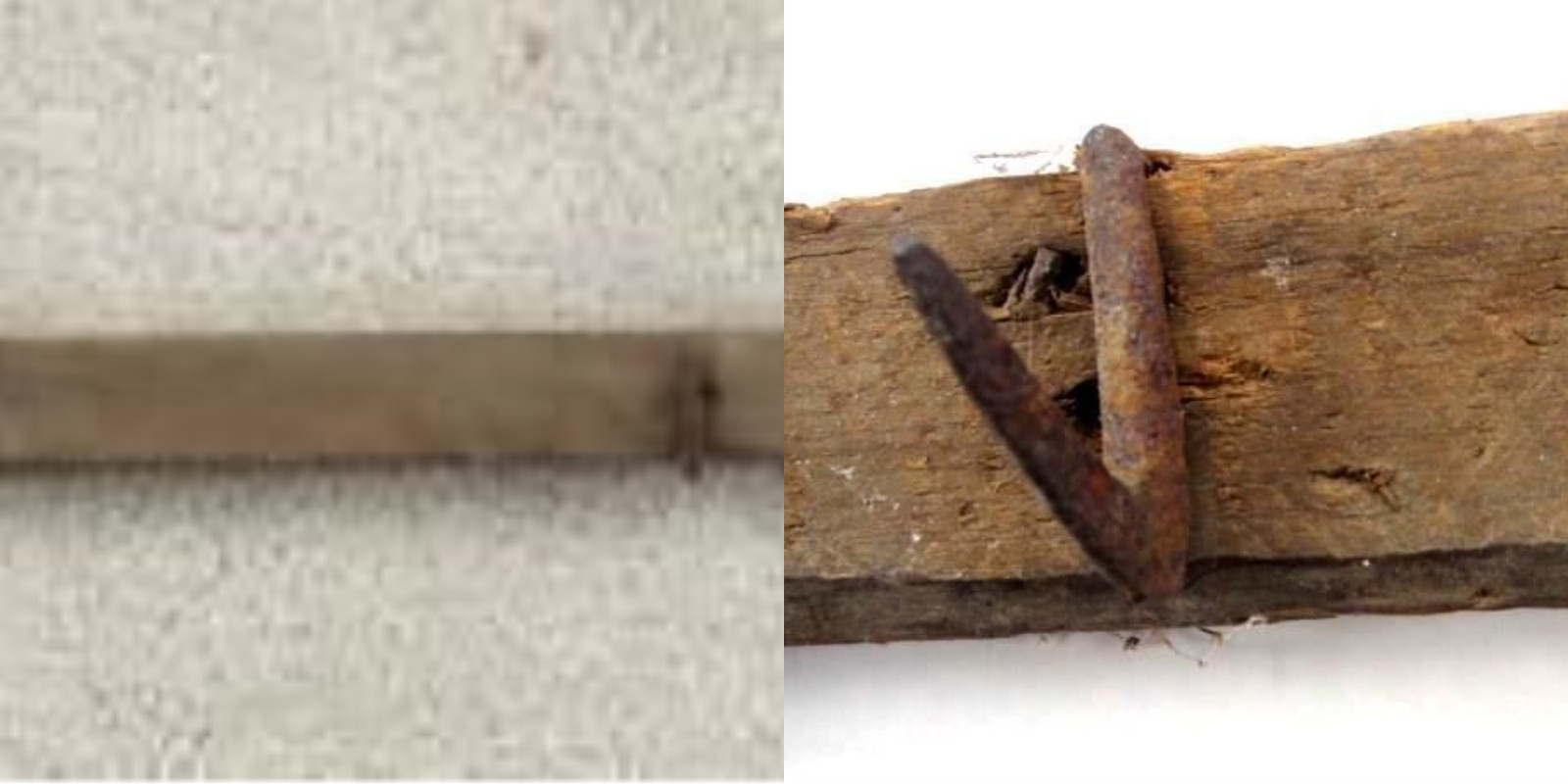 1800 antique AMISH BARN 48" hand wrought IRON WOOD HOOK HAT TOBACCO HERB CLOTHES