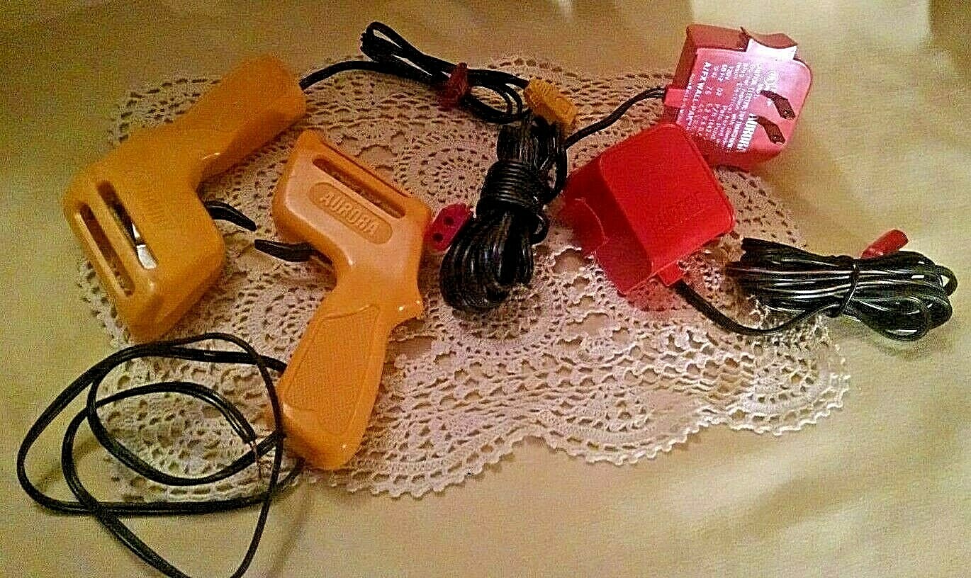 AURORA RACE CAR ACCESSORIES 4 PC PARTS RESTORATION TRANSFORMER HAND CONTROLS*