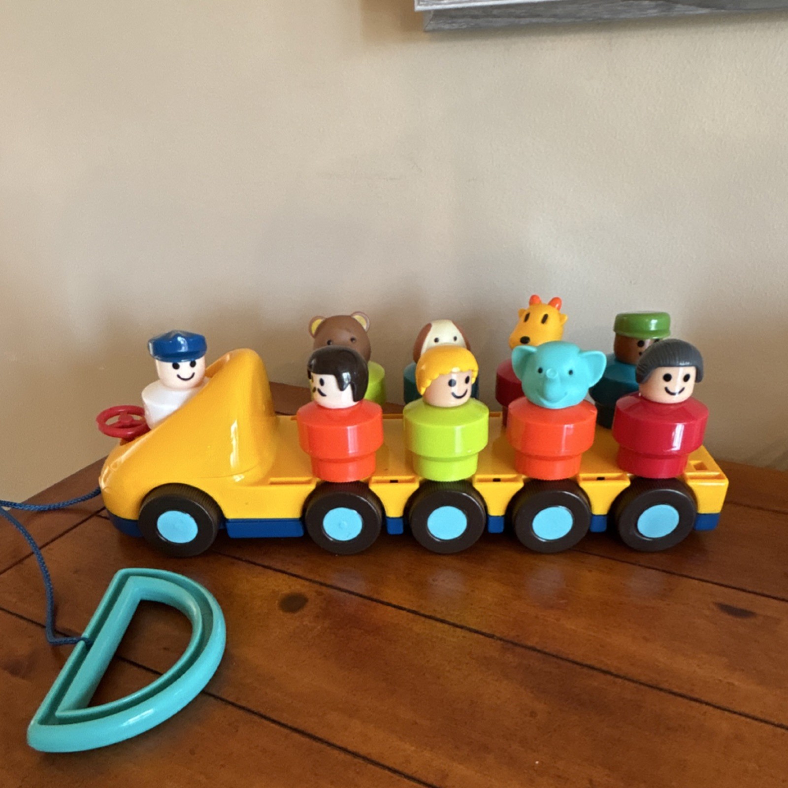 Fisher-Price Little People Pull-Along Animal Train with Figures
