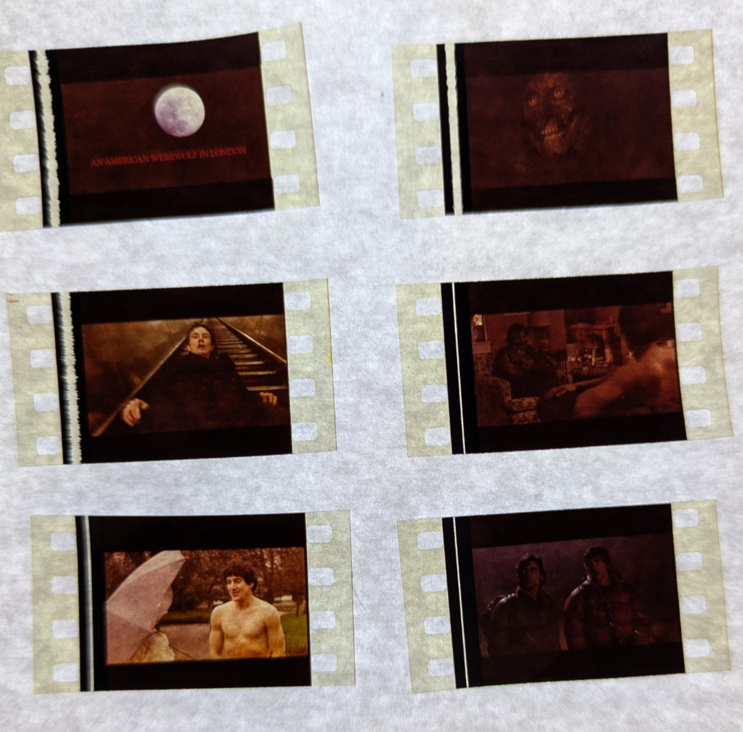 An American Werewolf In London -  35mm film clips lot of 37