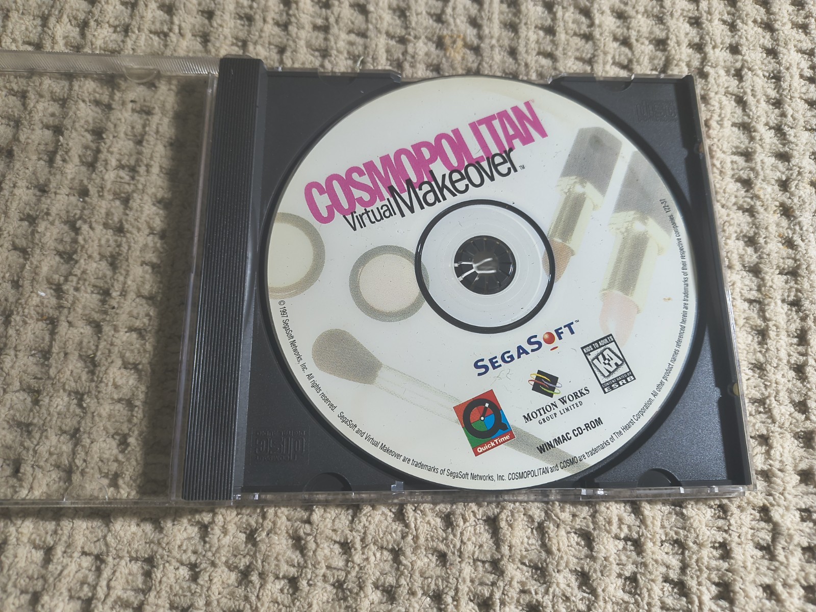 SegaSoft Cosmopolitan Virtual Makeover CD-ROM Windows Macintosh