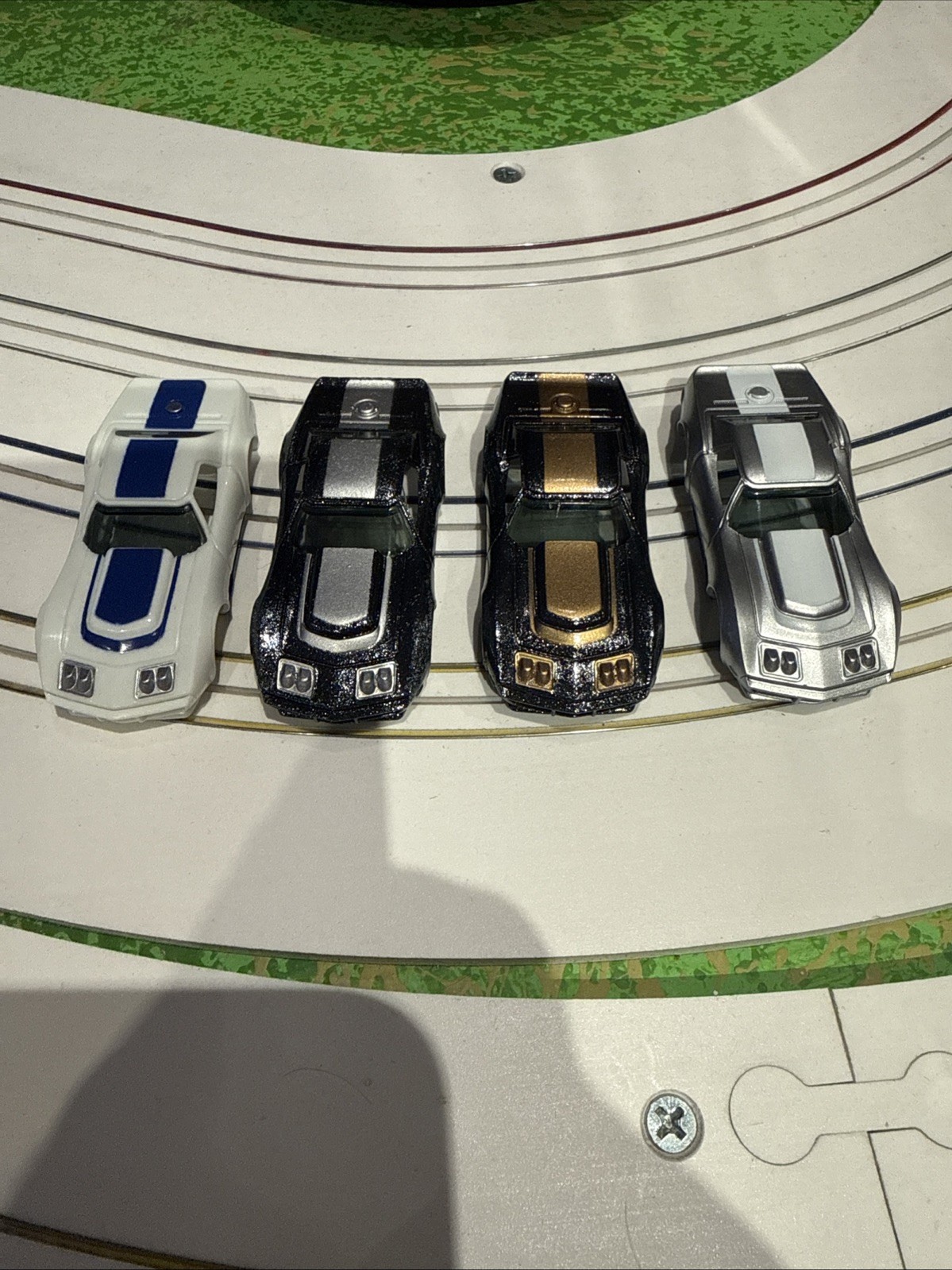 Aurora AFX Chevrolet Corvette Production Slot Car Set Of 4