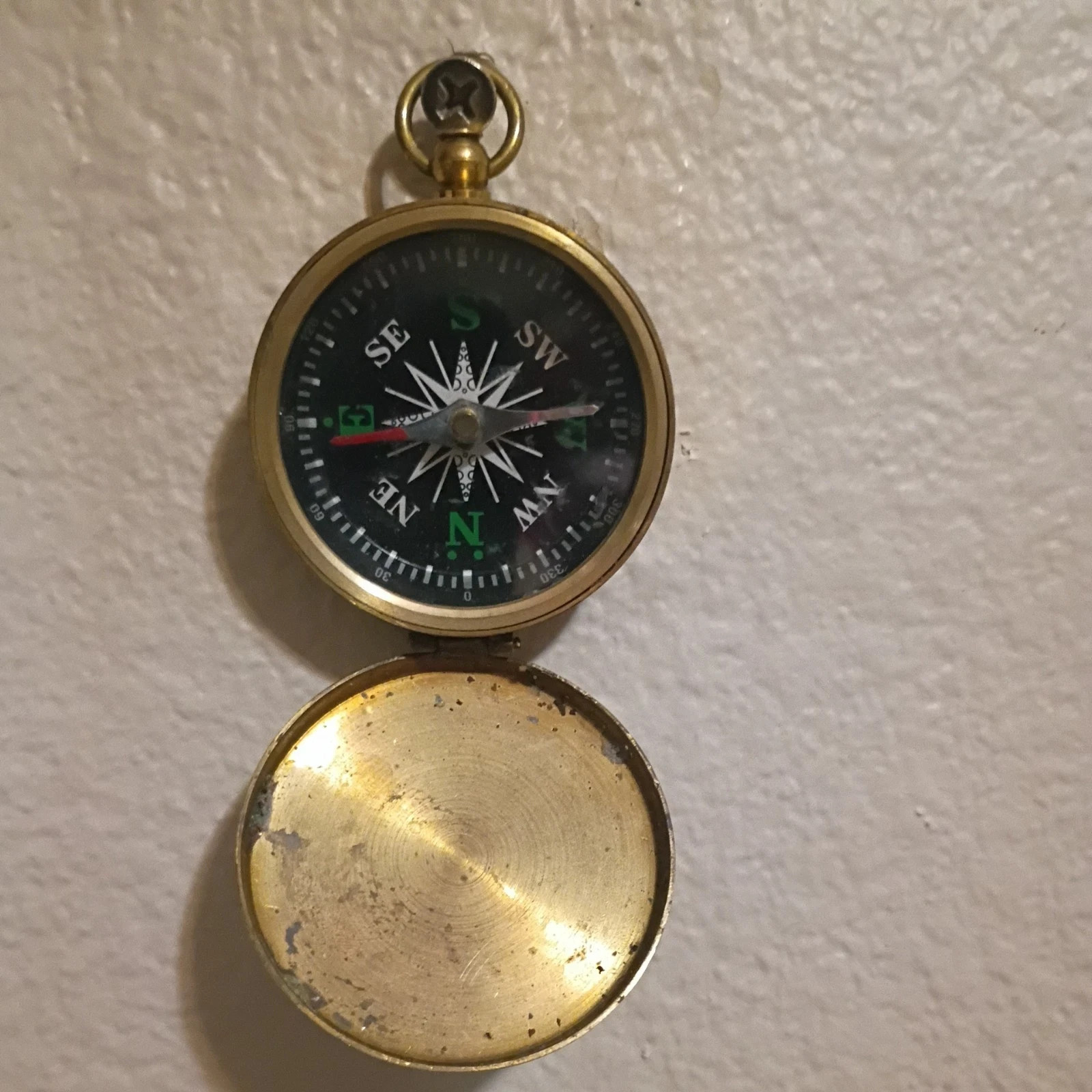 Vintage Brass Stanley London Directional Compass
