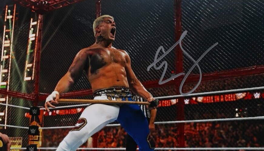 Cody Rhodes Kingdom Slayer Nightmare Signed RP Reprint 8X10 Photo
