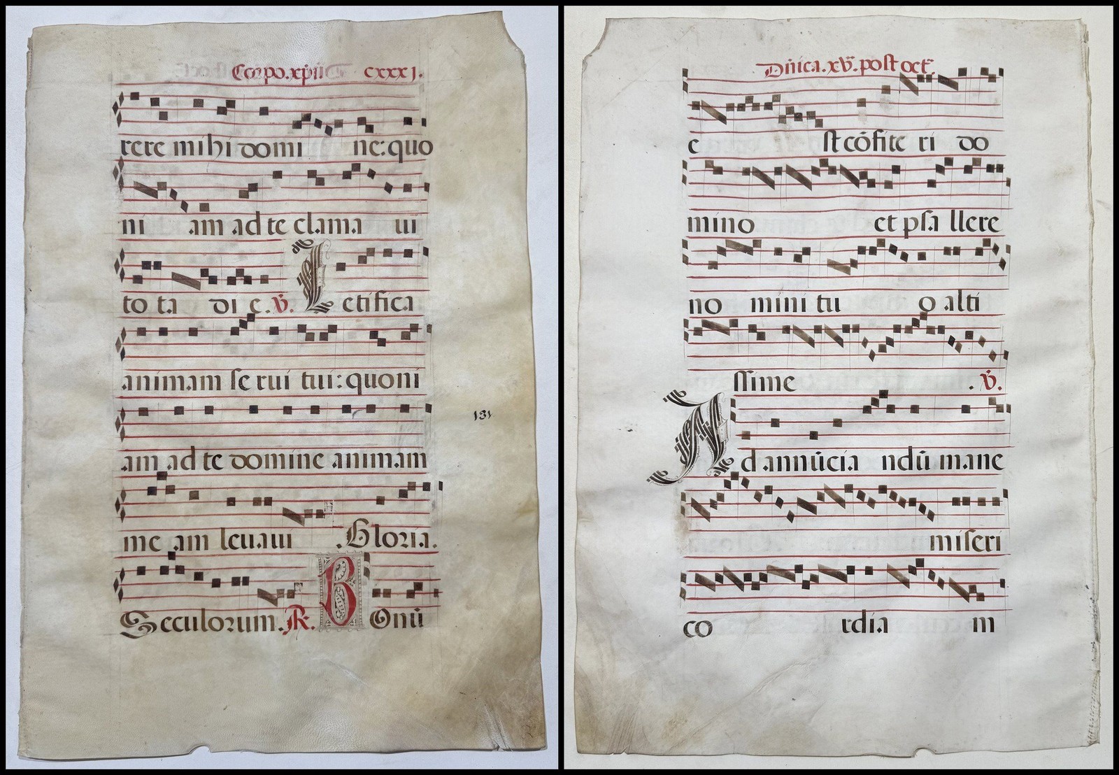 Antiphonary Vellum Manuscript 15th Century CXXXI