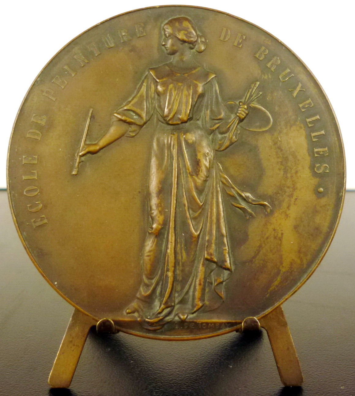 Medal School Paint Brussels H Moreau Grisy-Texas A Tombay Medal