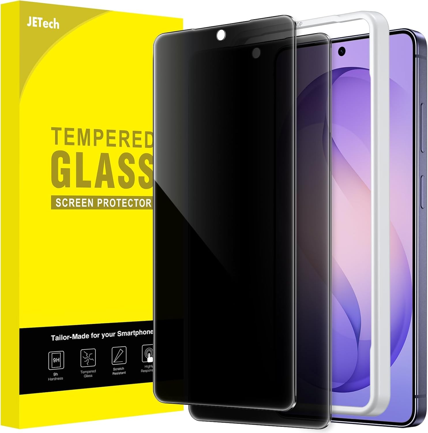 2-Pack Privacy Screen Protector & Anti-Spy Tempered Glass for Samsung Galaxy S26