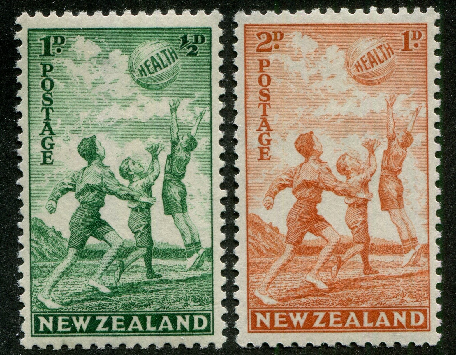 New Zealand B16, B17 Mint Semi-Postal Stamps