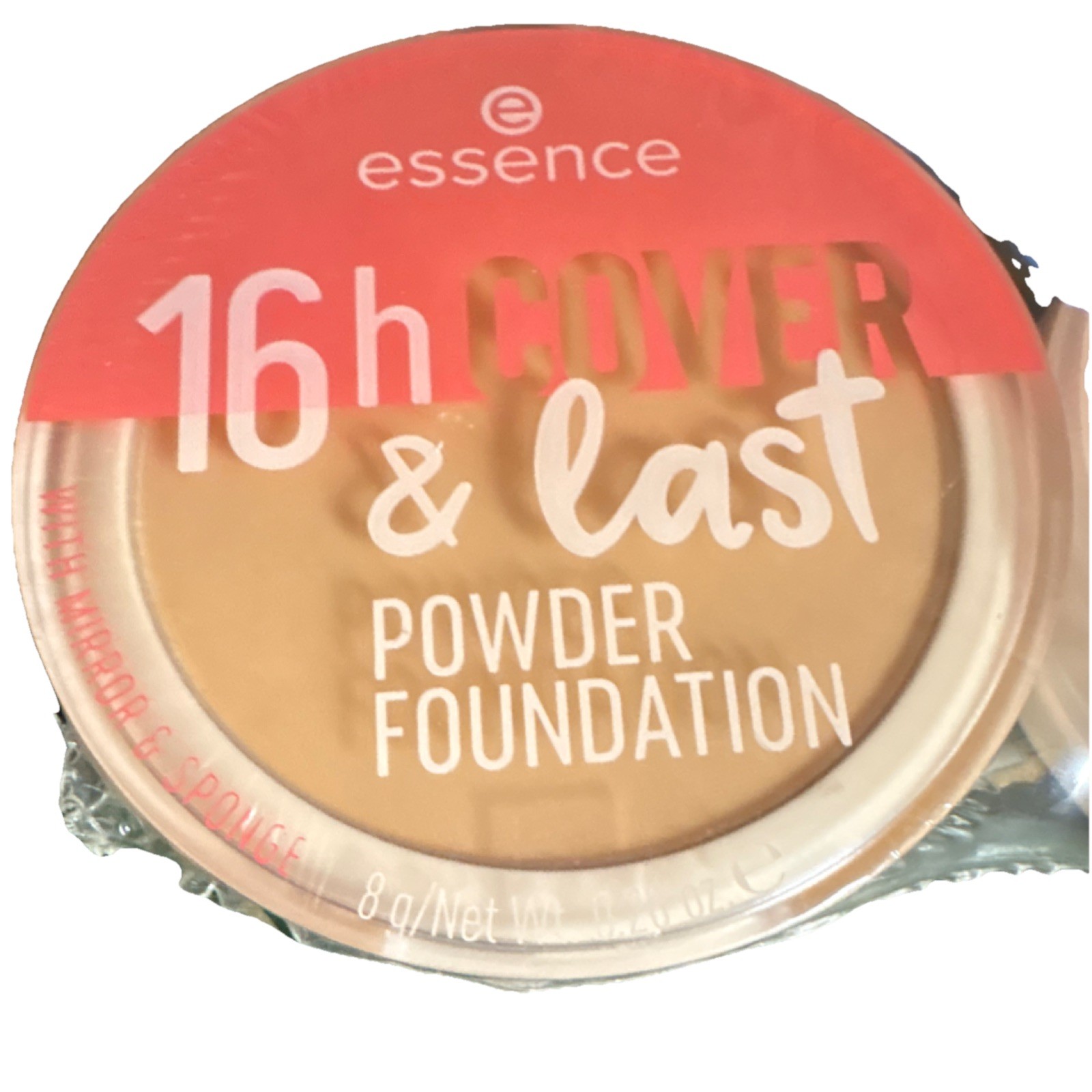 Essence 16h Cover & Last Powder Foundation 06 Cashew Full Matte Long Lasting 8g