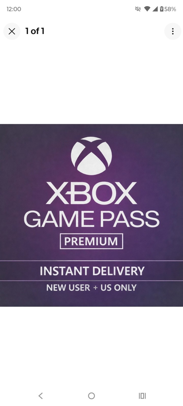 Microsoft Xbox Game Pass Premium Trial New accounts only Instant Delivery 