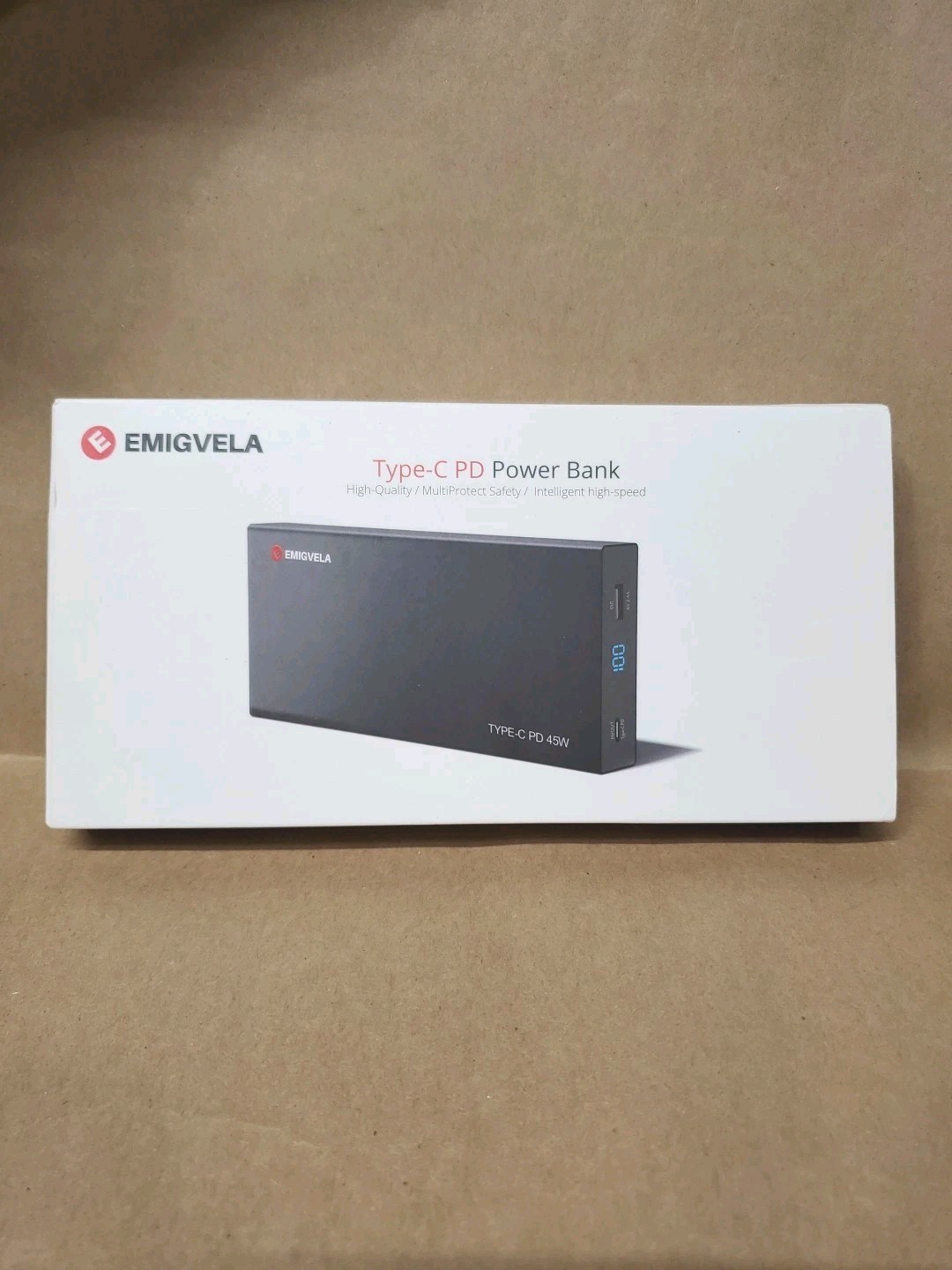 NIB Emigvela Power Bank - Type C PD Power Bank - 45W