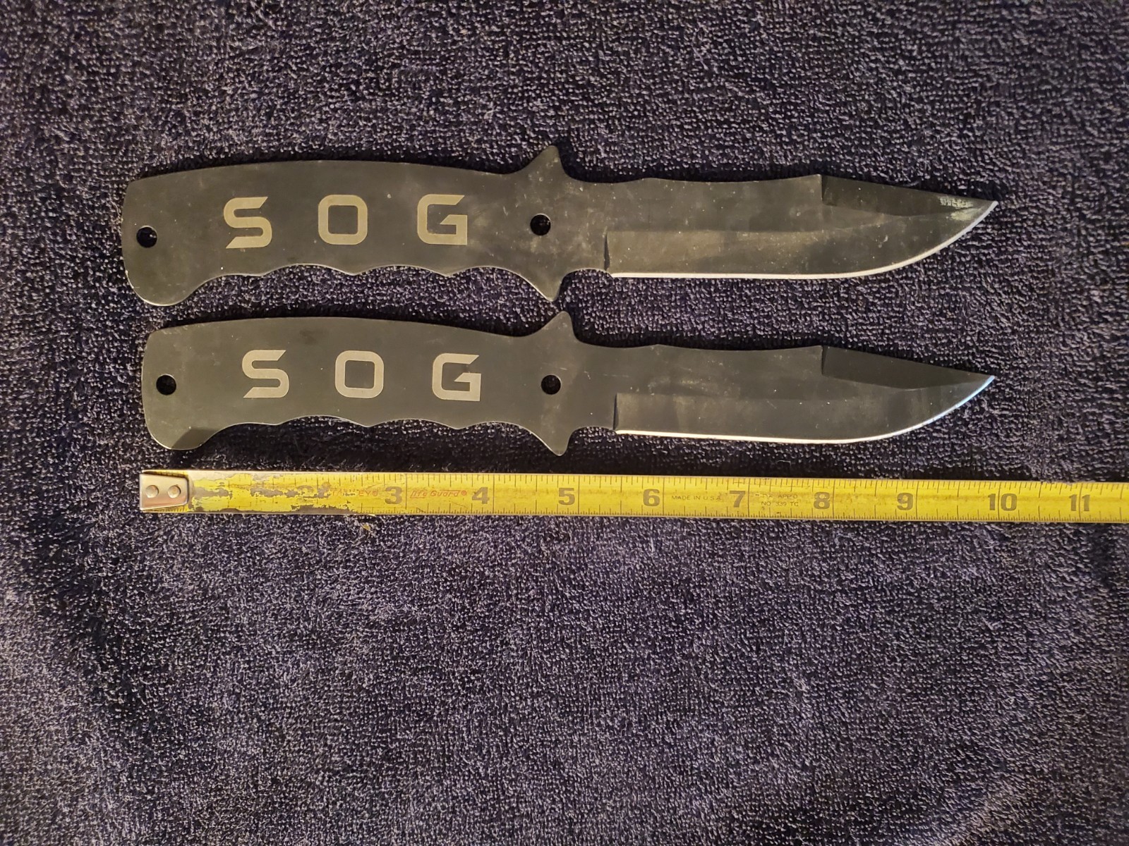 SOG Throwing Knives Black Stainess Steel