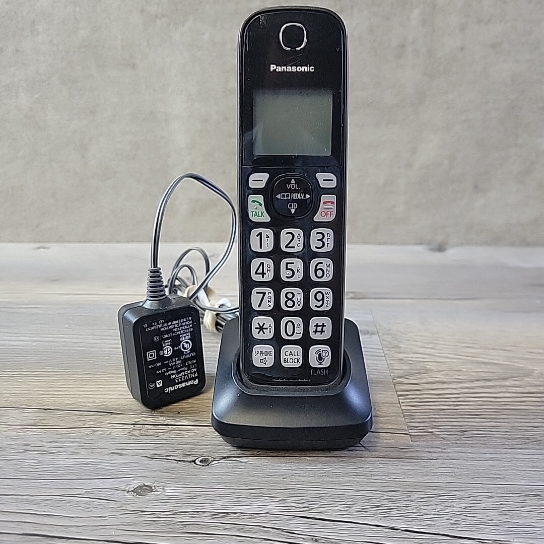 Panasonic KX-TGDA51 Phone Expansion Handset and PNLC1077 Cradle Tested and Works