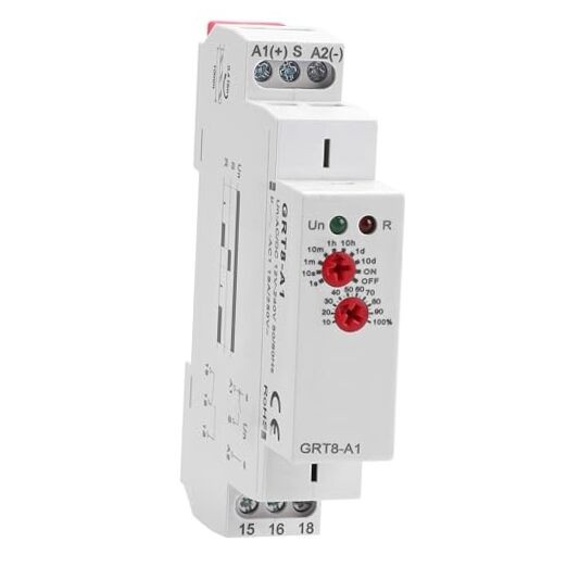 Delay On Time Relay 16A, Delay On Timer Relay GRT8 A1 GRT8-A1 AC/DC 12V-240V