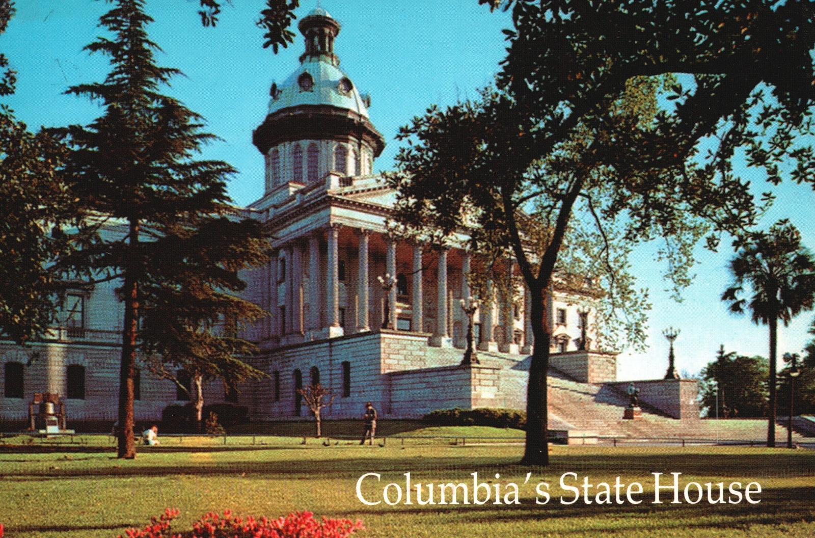 Postcard 1997 The State House Most Handsome Capitols Columbia South Carolina SC