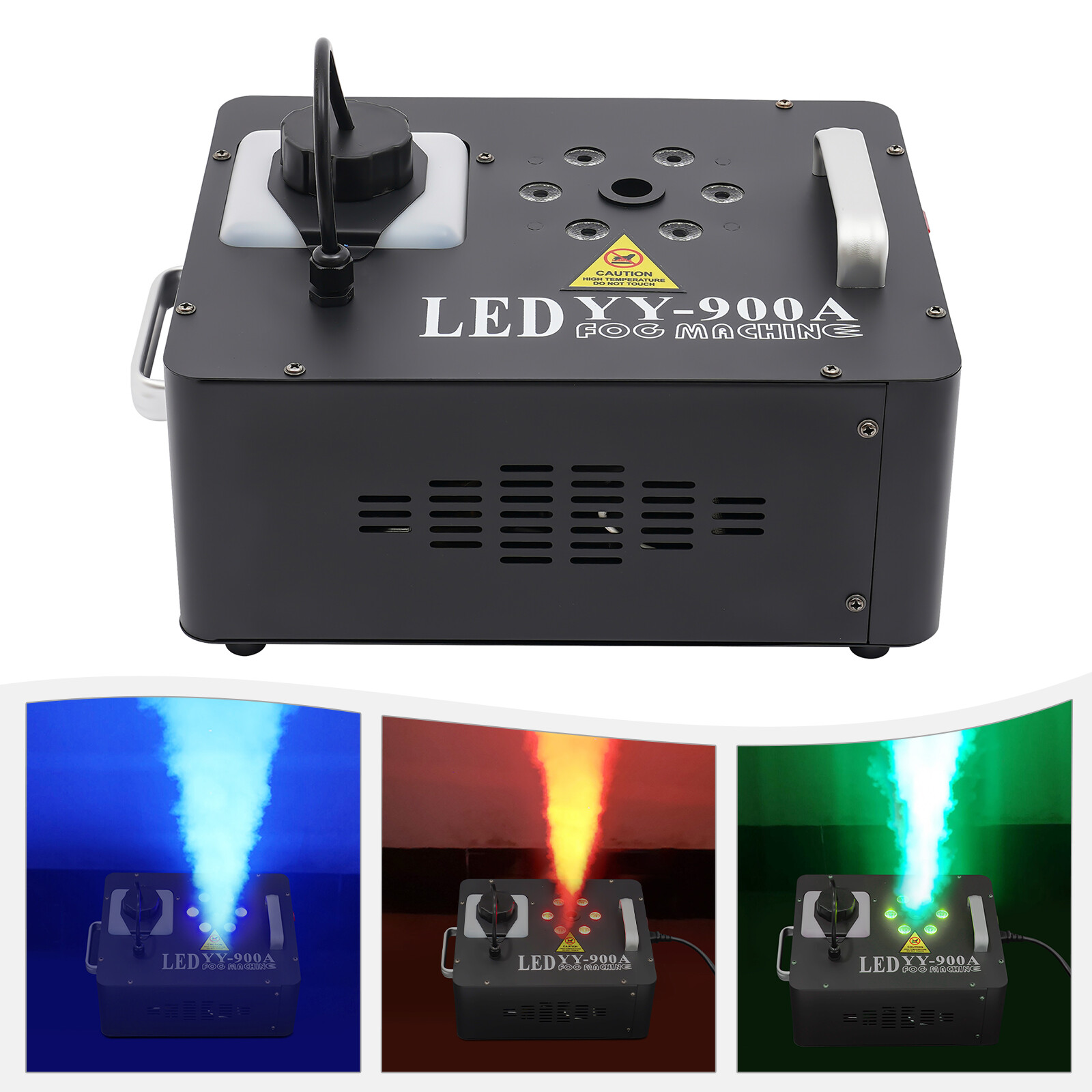1200W Fog Machine w/ Remote Vertical Upspray Smoke Machine Stage Smoke Fogger