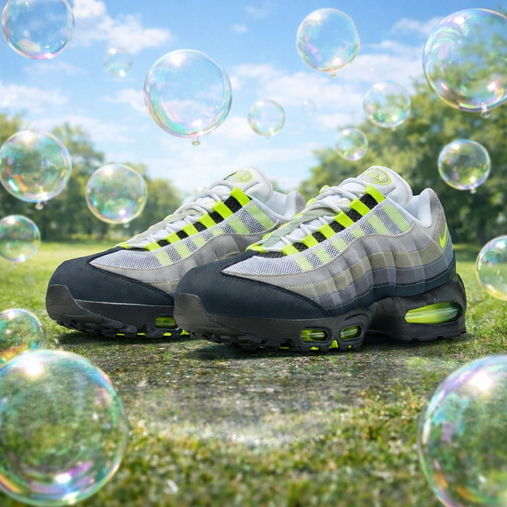 A-i-r Max 95 Big Bubble Neon (2026) HM4740-001 Size US Men's 7 - 11