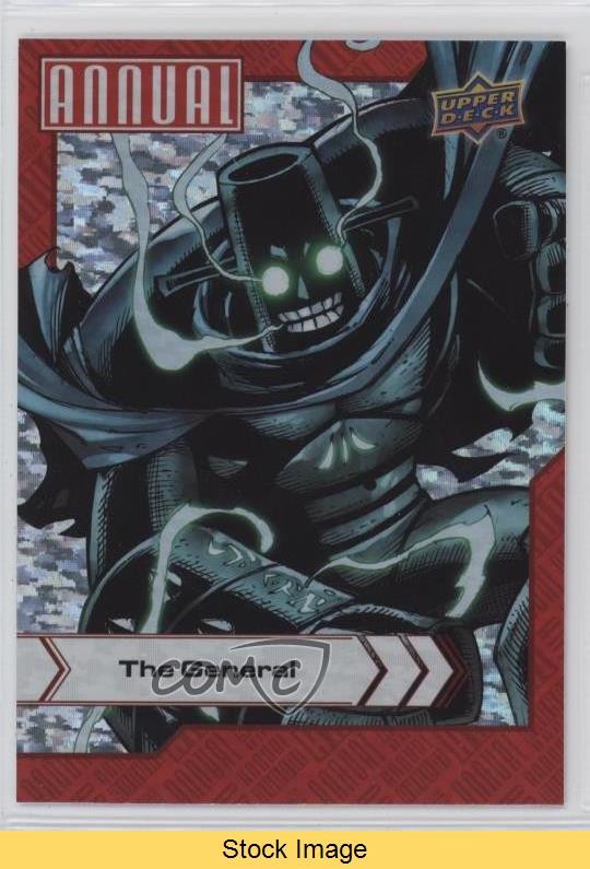 2022-23 Upper Deck Marvel Annual Silver Sparkle The General #92 READ w1s