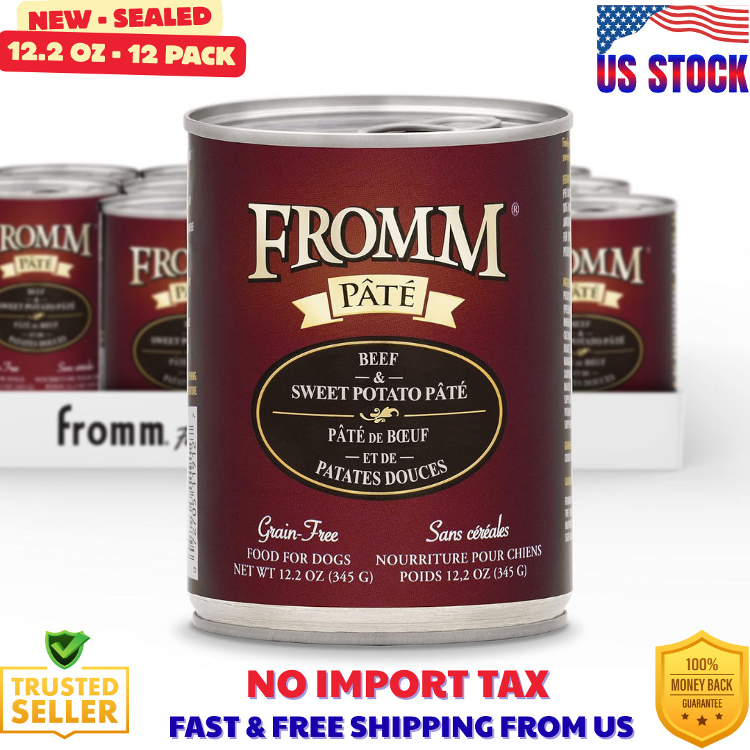 Fromm Wet Dog Food - Grain Free Beef & Sweet Potato-Case of 12