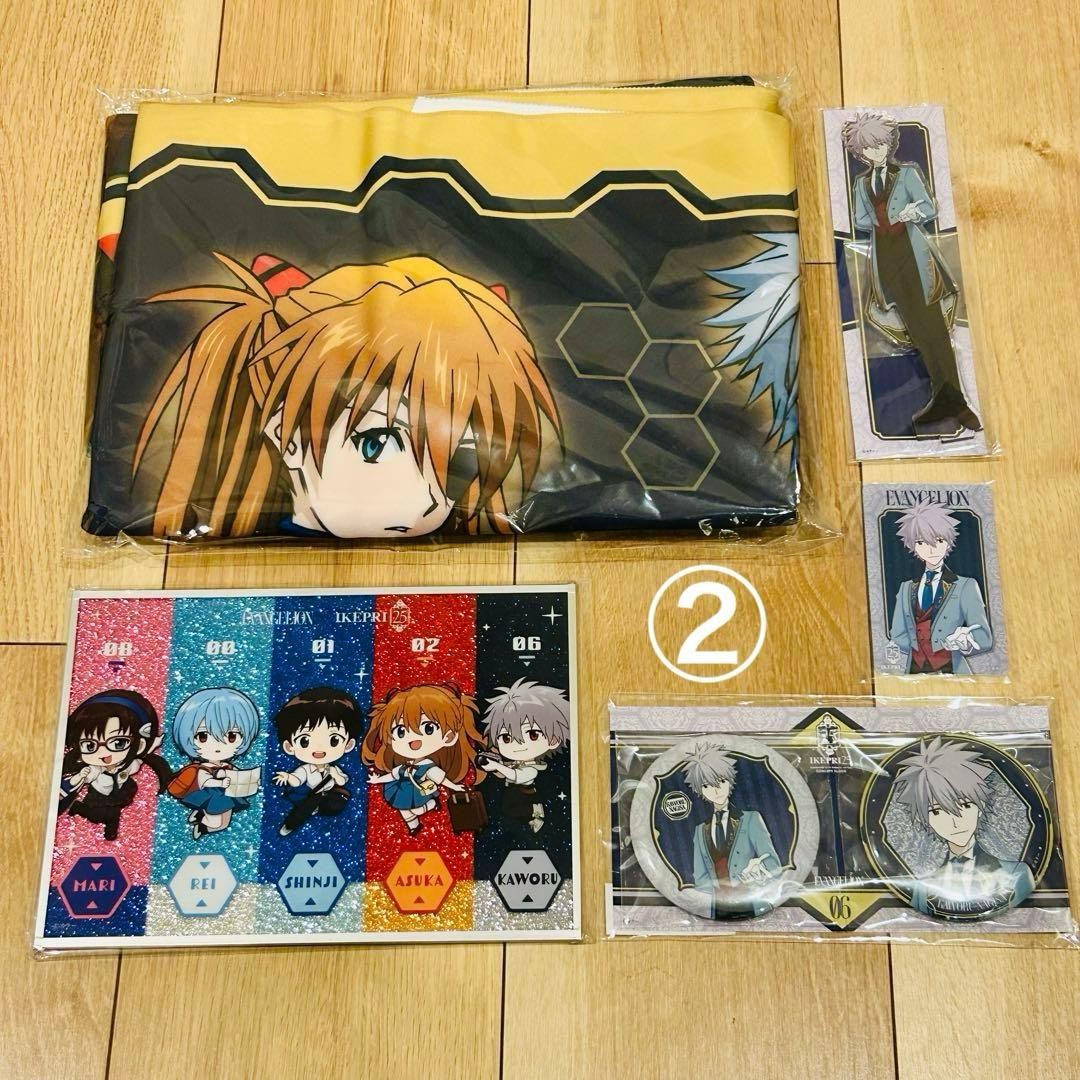 Evangelion Kaworu Nagisa Ikebukuro Prince Hotel Limited Event Set Badge Towel A