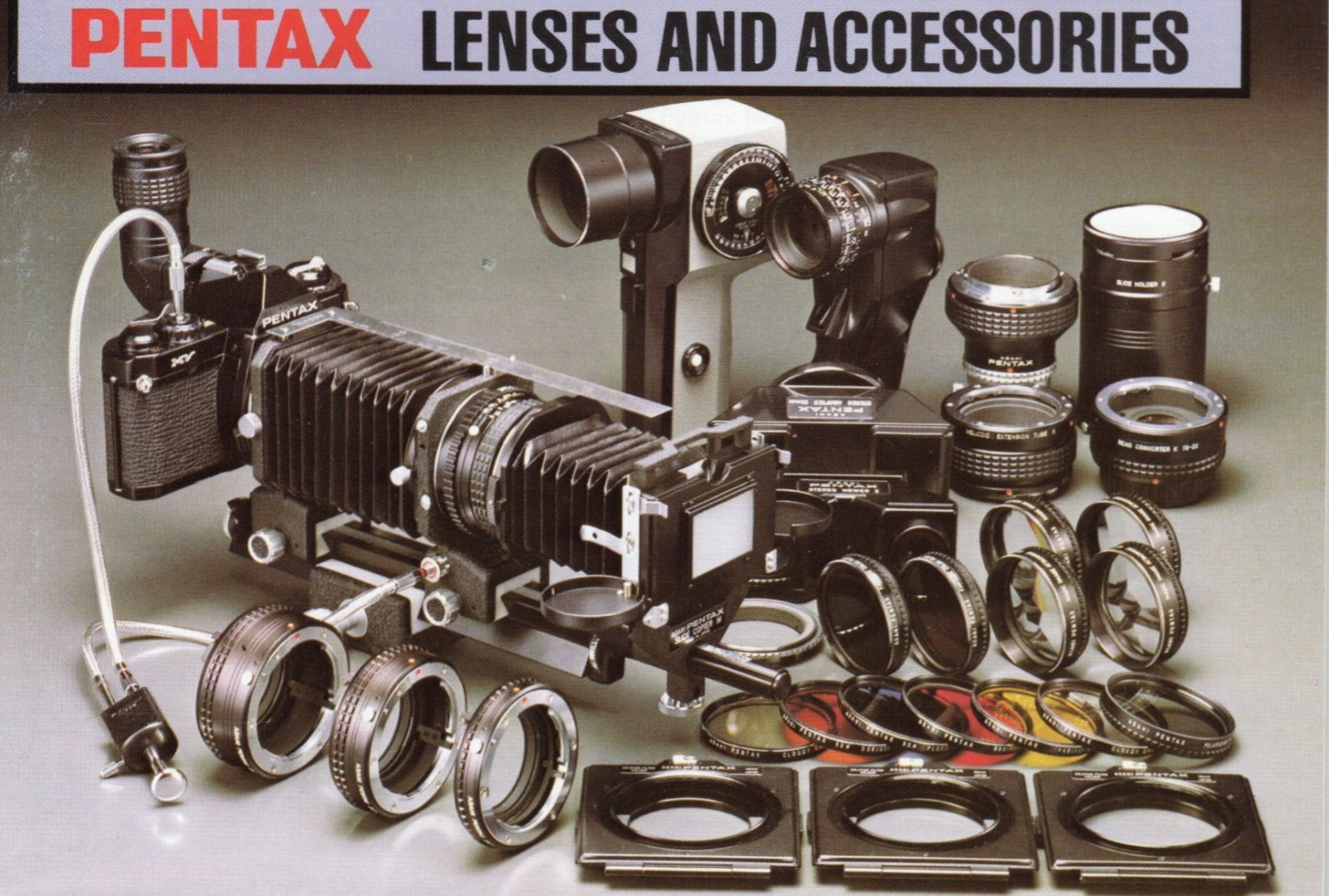 Vintage Pentax Lenses and Accessories 1984, Guide & 1984 "A" Series Fact Sheet