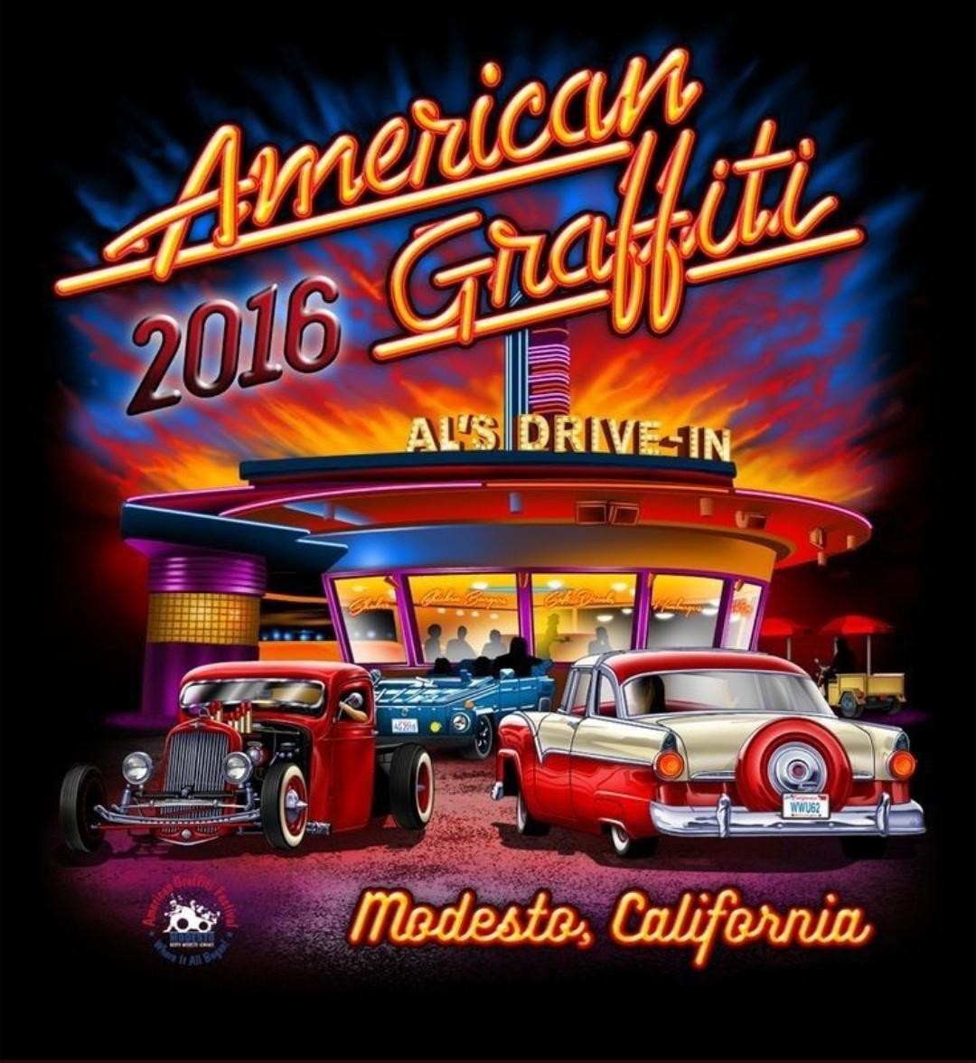 AMERICAN GRAFFITI    POSTER   11 X 11 IN.