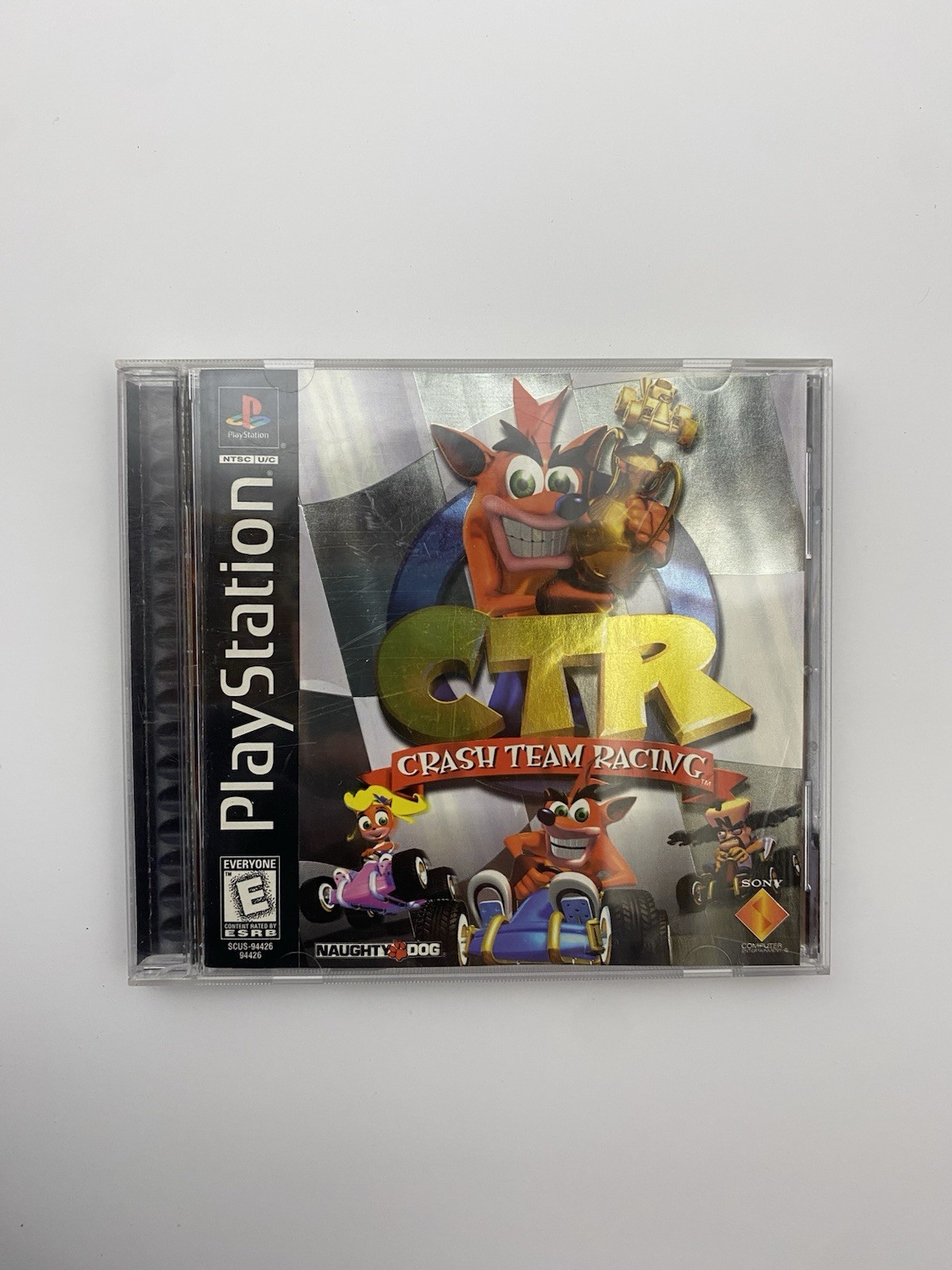 CTR: Crash Team Racing (PlayStation 1, 1999) CASE ONLY—NO DISC
