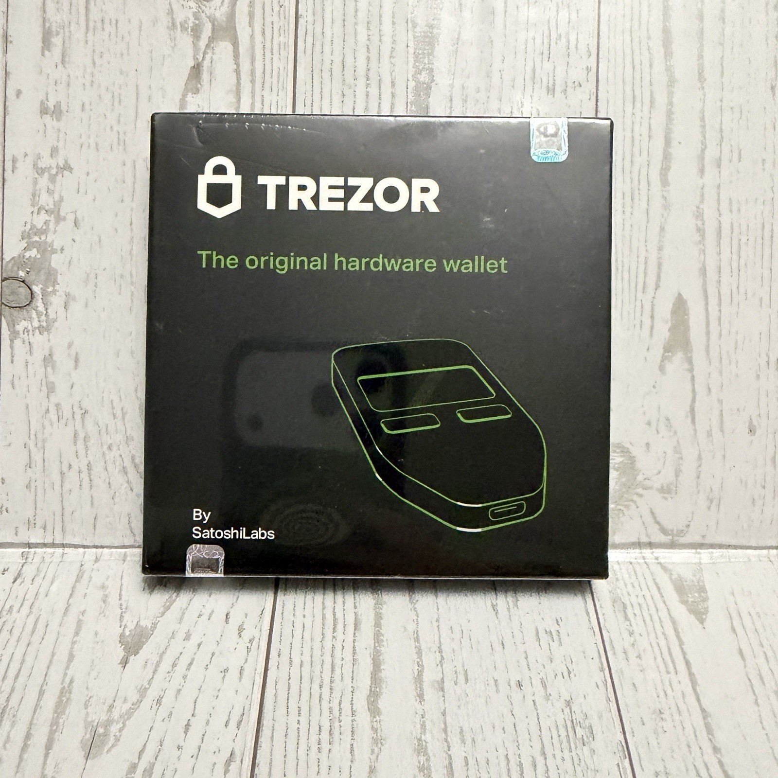 Trezor Model One Crypto Hardware Wallet by SatoshiLabs, WHITE - NEW SEALED