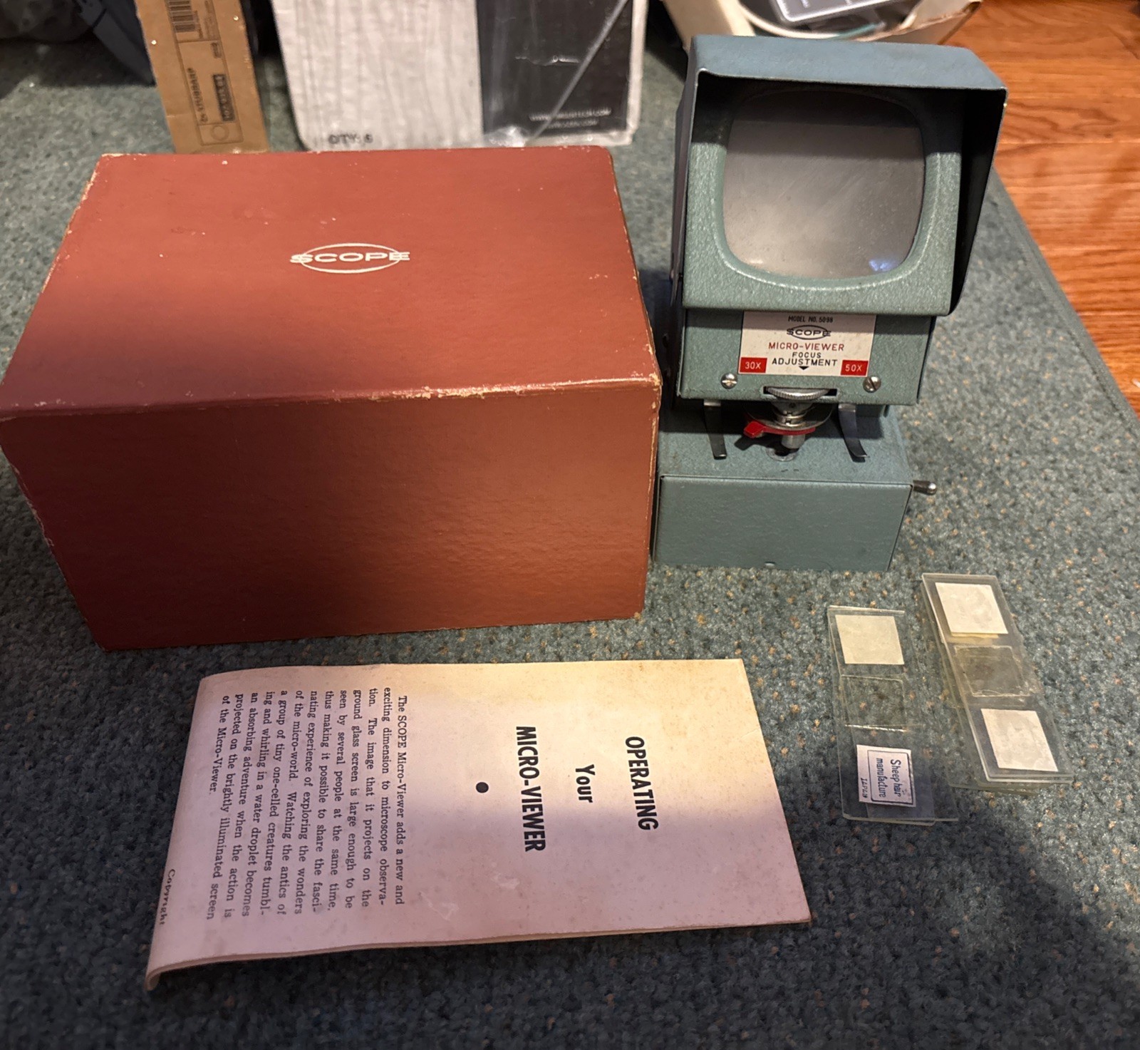 Vintage Scope Micro-Viewer Model No 5098 Instrument Company