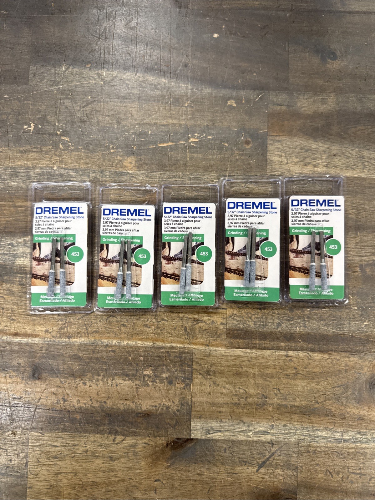 DREMEL 453 ROTARY POWER TOOL 5/32 CHAINSAW SHARPENING STONE  ATTACHMENT NEW SALE