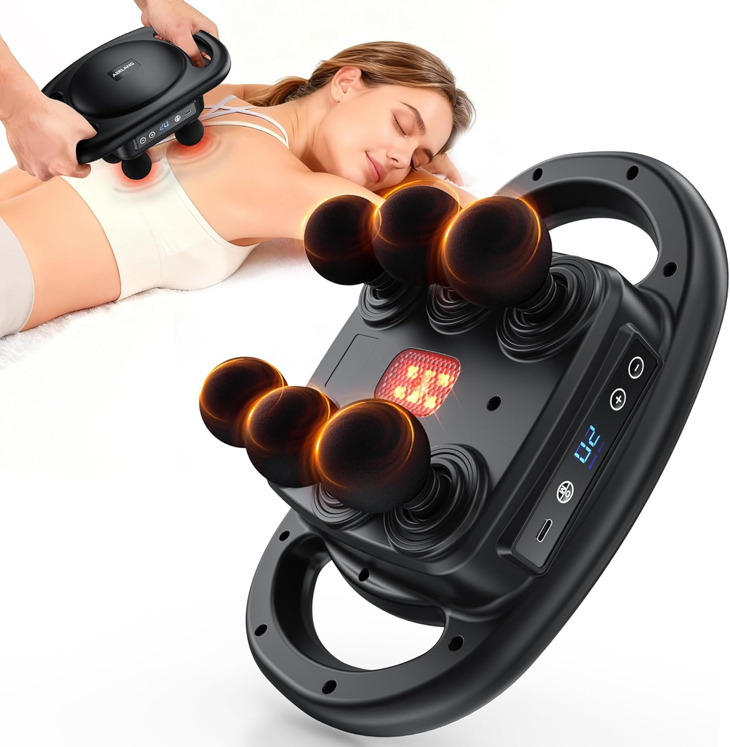 Massage Gun Deep Tissue Muscle Massager,Back Massager for Pain Relief,Percussion
