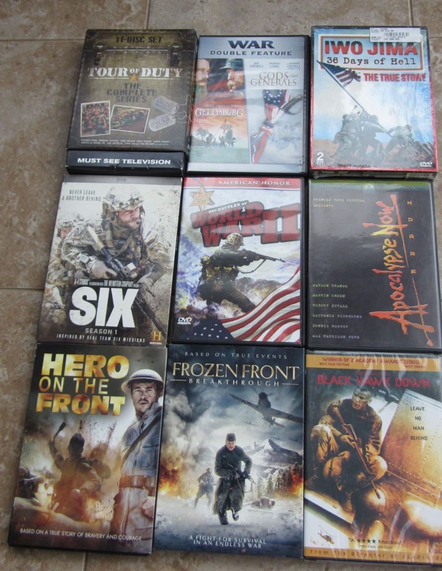 Tour of Duty, WW2, IWO JIMA, Action War DVD Series Lot 2 Sealed