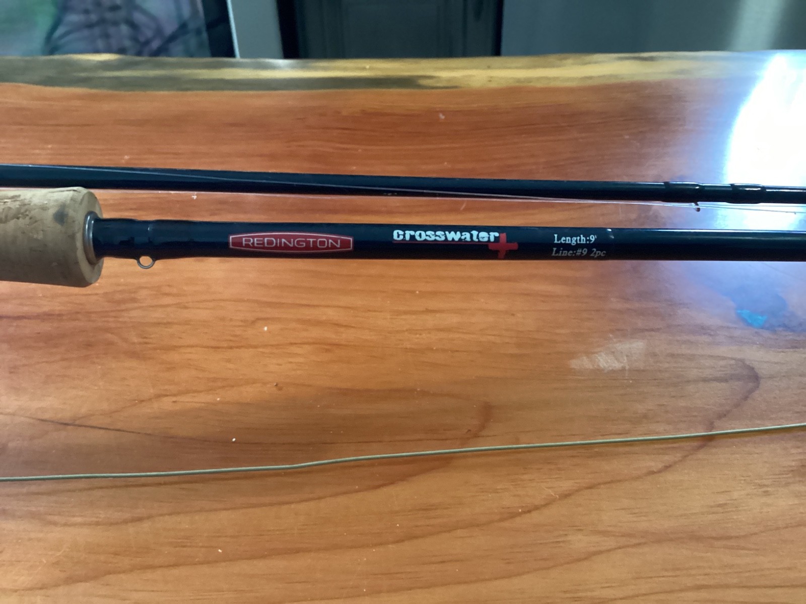 Redington  9wt 9ft 2pcs green fly fishing rod Cross Water with reel