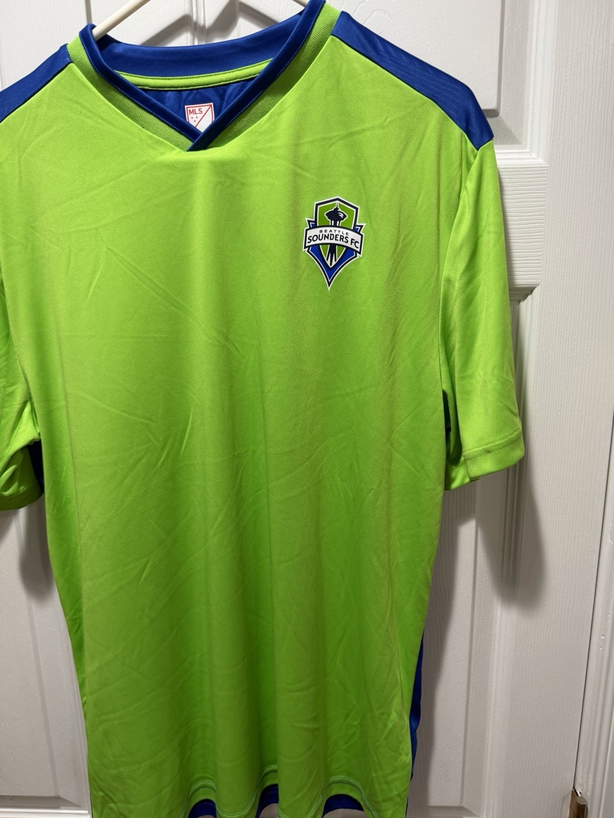 MLS Seattle Sounders Fan Jersey Blue/Green Size Large