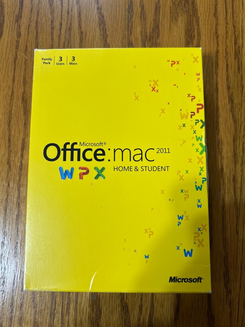 Microsoft Office Mac 2011 Home & Student Software - Yellow