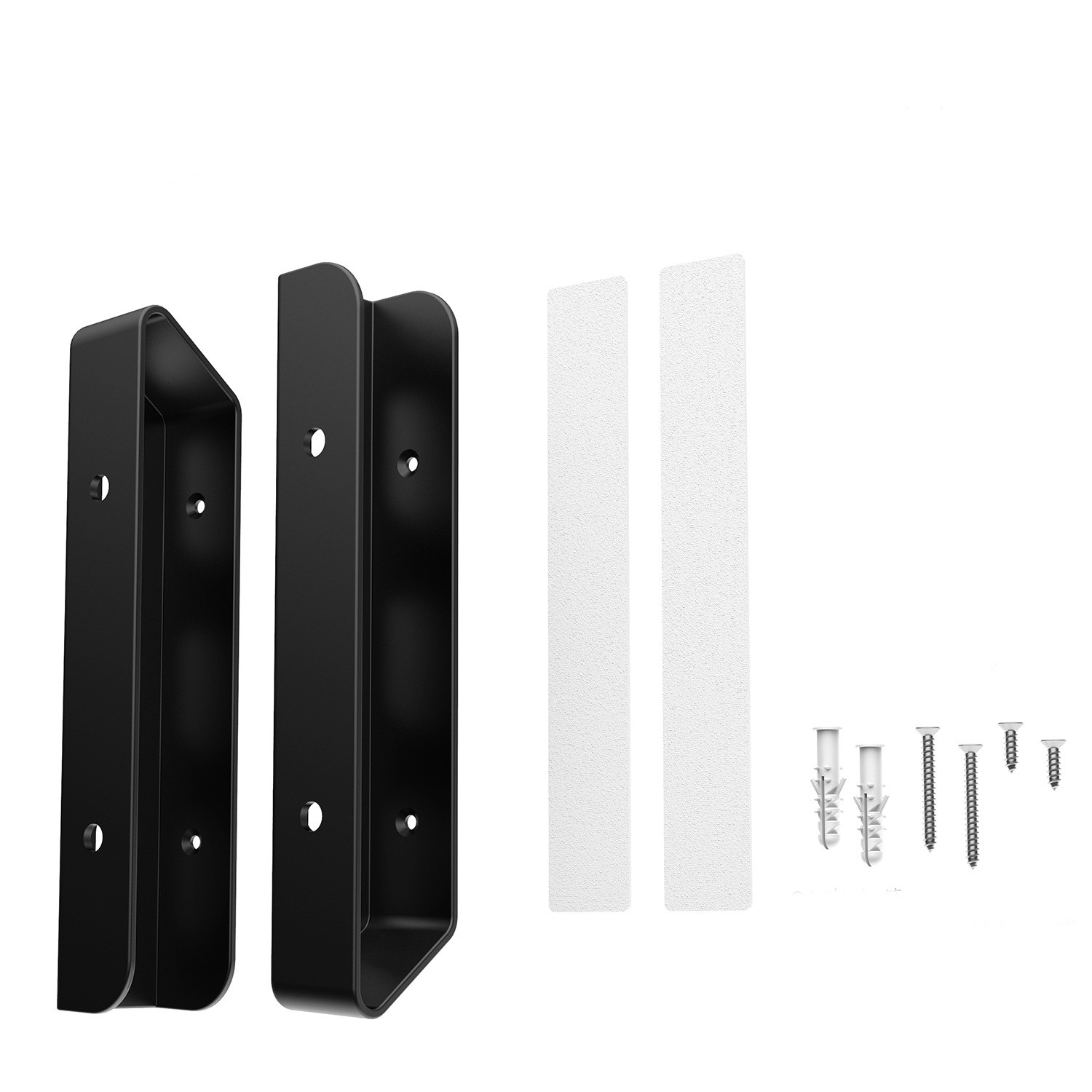 Wall Mounted Laptop Holder, Under Desk Computer Storage Bracket for Notebook