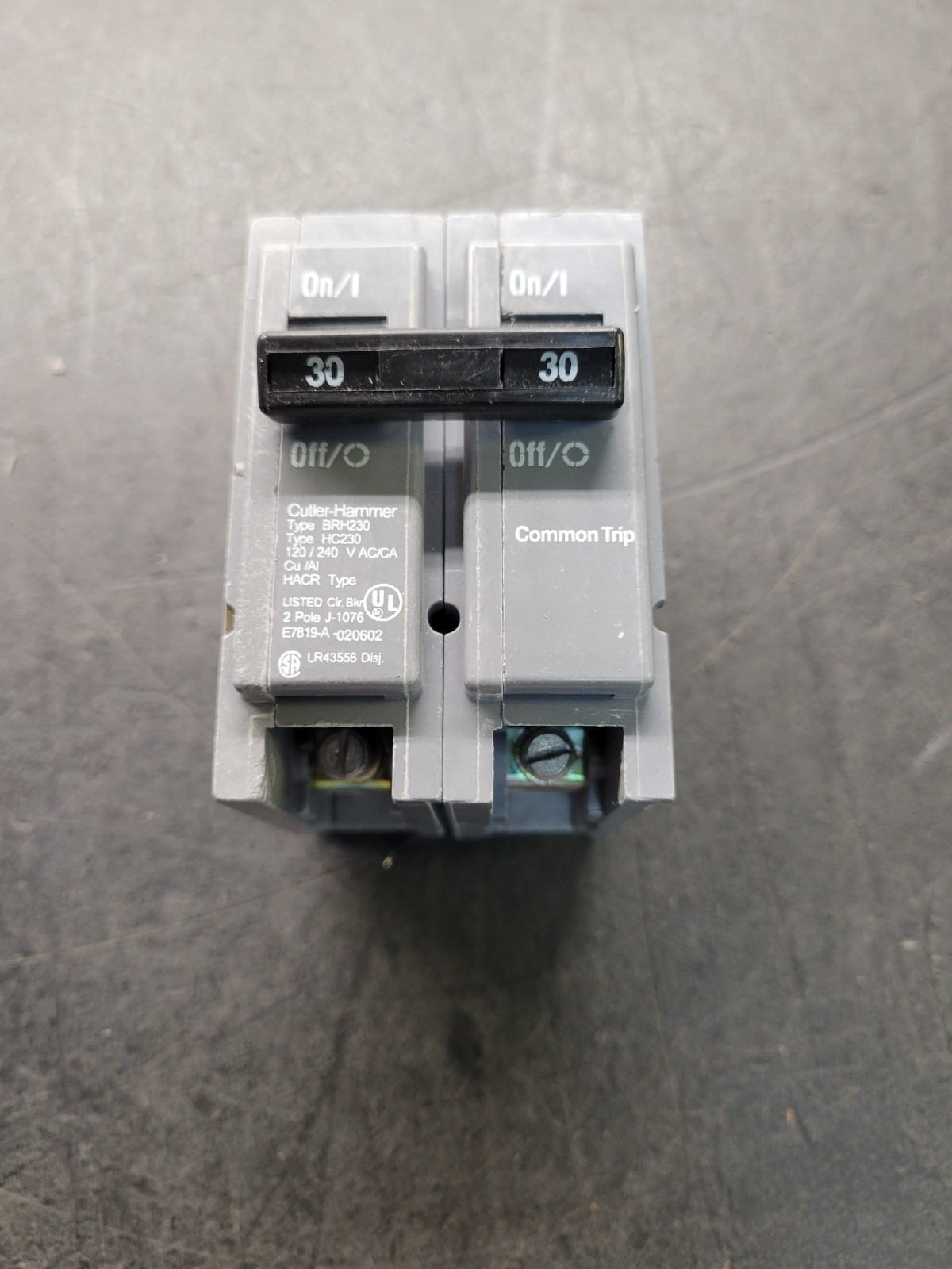 Cutler Hammer BRH230 Circuit Breaker.