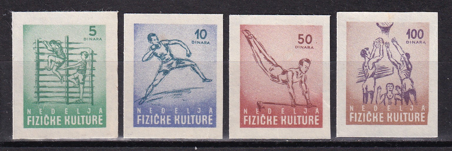 Yugoslavia 1959 Week of physical culture Sports label - Don't send to USA
