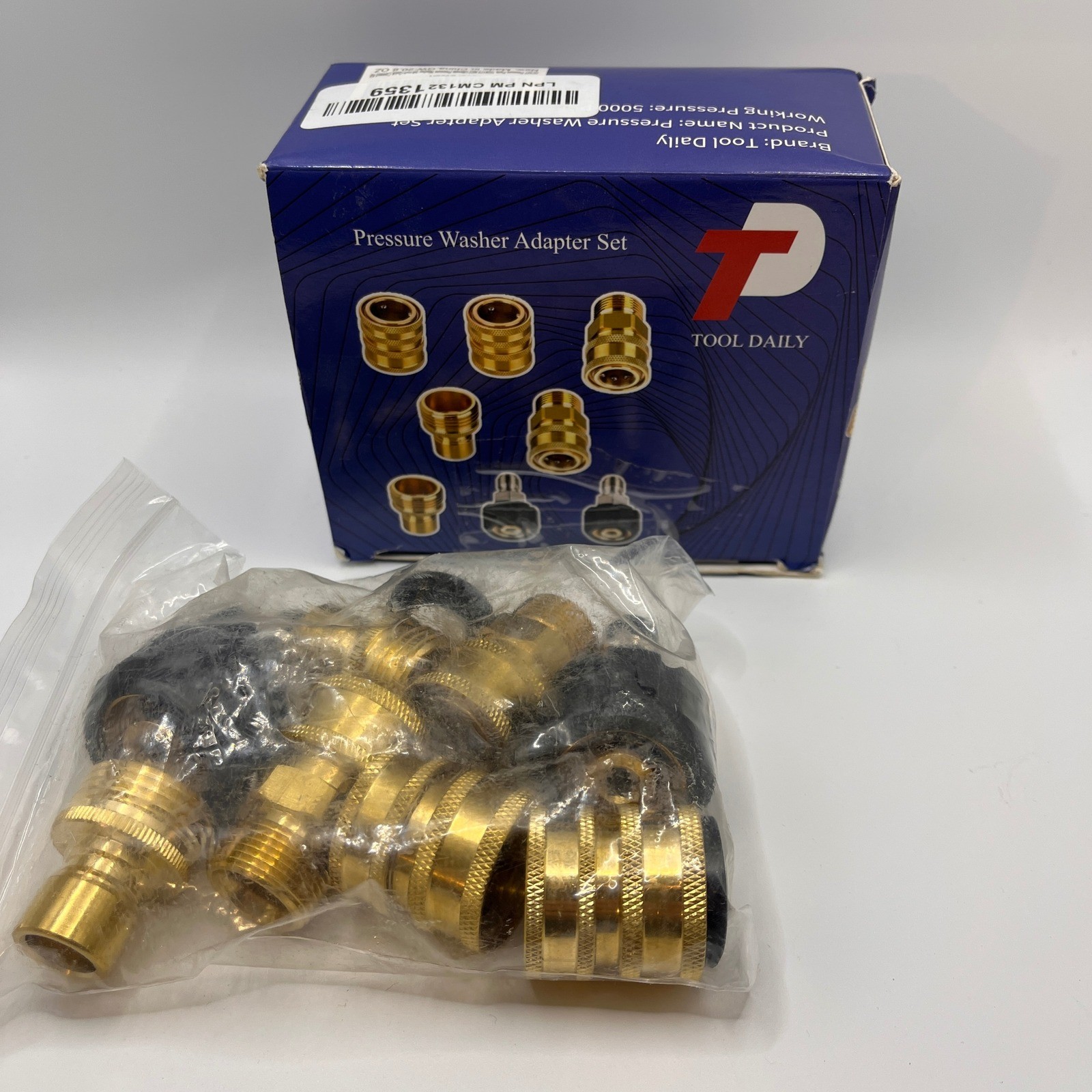 Pressure Washer Adapter Set M22 14mm Quick Connect Garden Hose Fittings