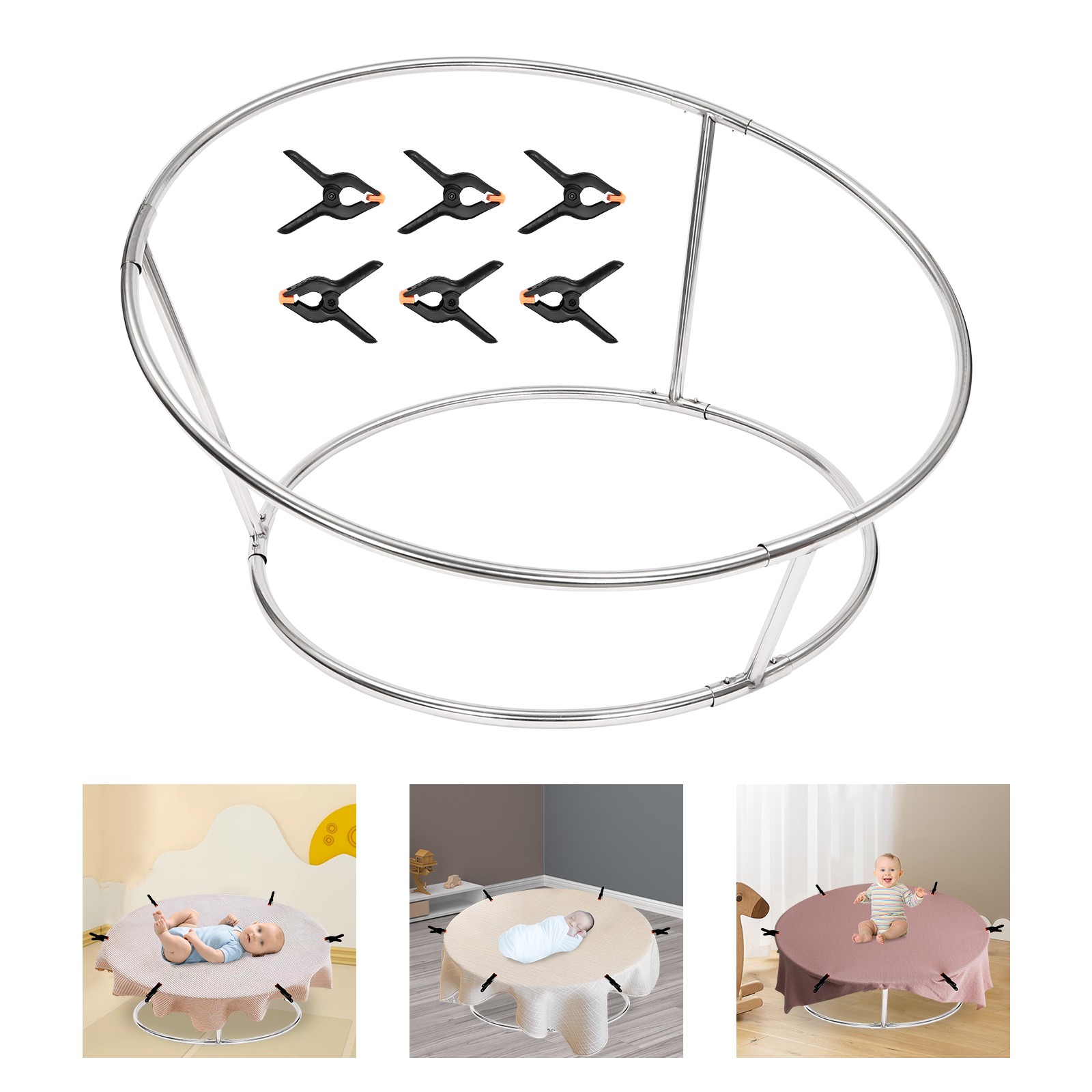 Newborn Photography Props Baby Steel Photo Props Stand DIY Newborn Photograph
