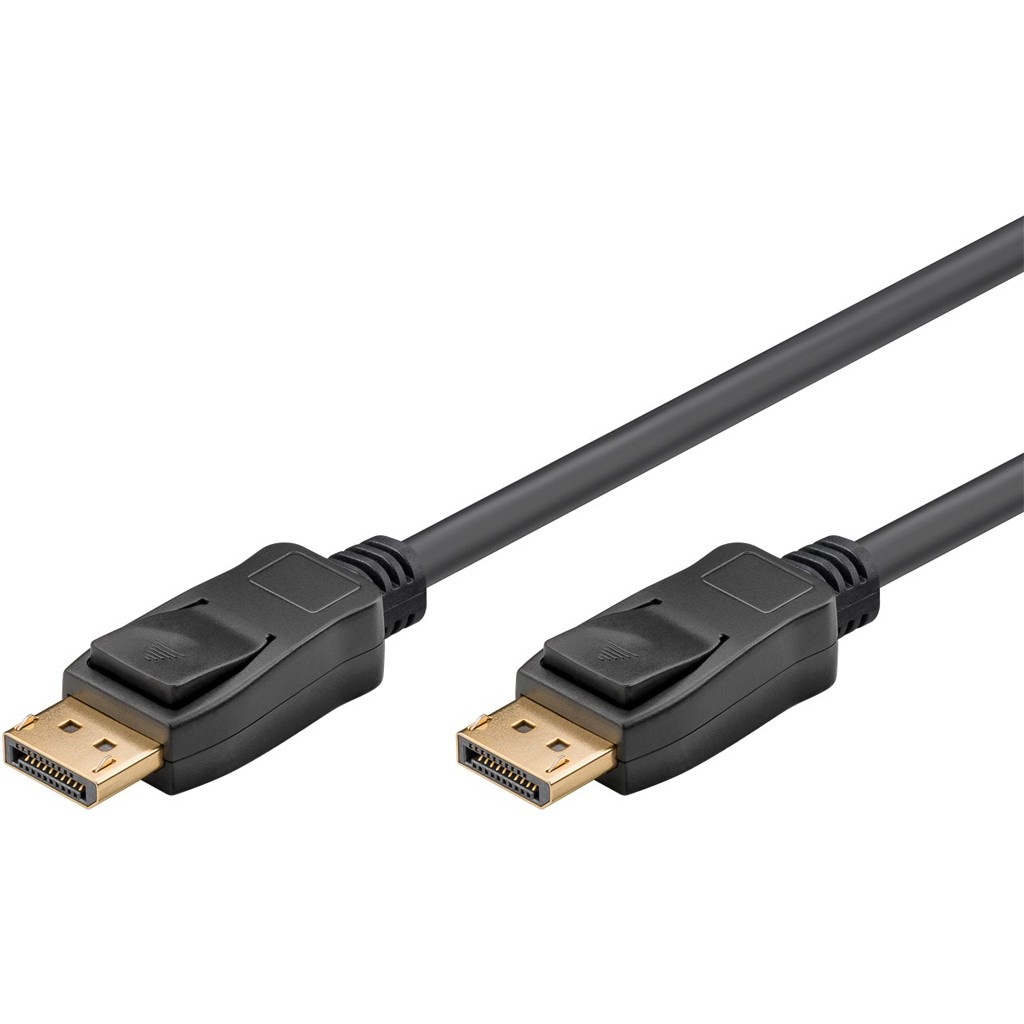 Goobay DisplayPort Cable 1.4 Black 1pc 2m Digital/Display/Video Cable 64798