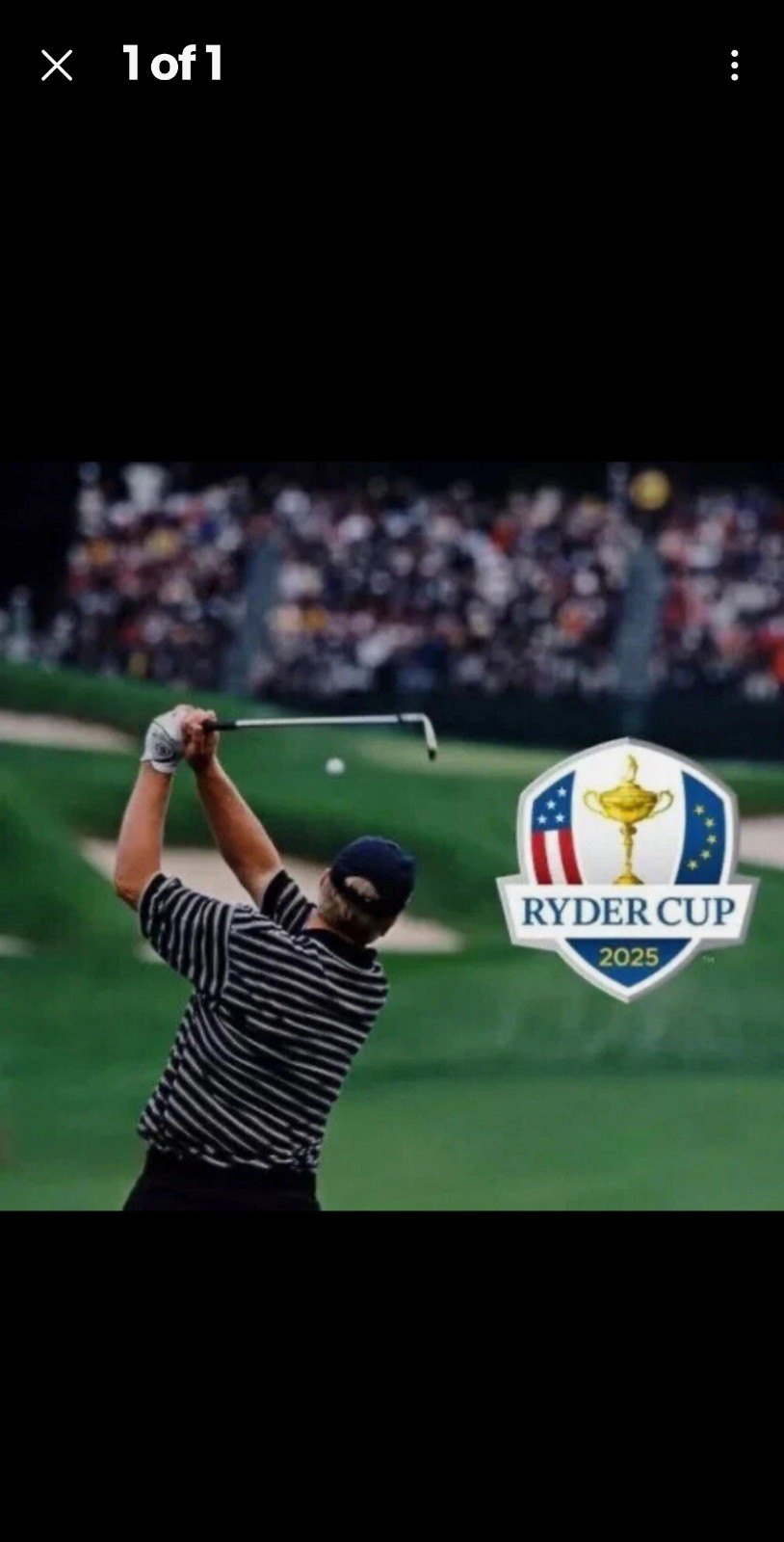 2025 Ryder Cup Parking Pass - SUNDAY - Jones Beach Parking Area